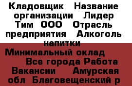 Кладовщик › Название организации ­ Лидер Тим, ООО › Отрасль предприятия ­ Алкоголь, напитки › Минимальный оклад ­ 20 500 - Все города Работа » Вакансии   . Амурская обл.,Благовещенский р-н